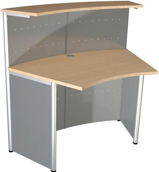 Immagine prodotto Kerkmann Banco reception Genua in faggio, argento 118,0 x 70,0 x 115,0 cm