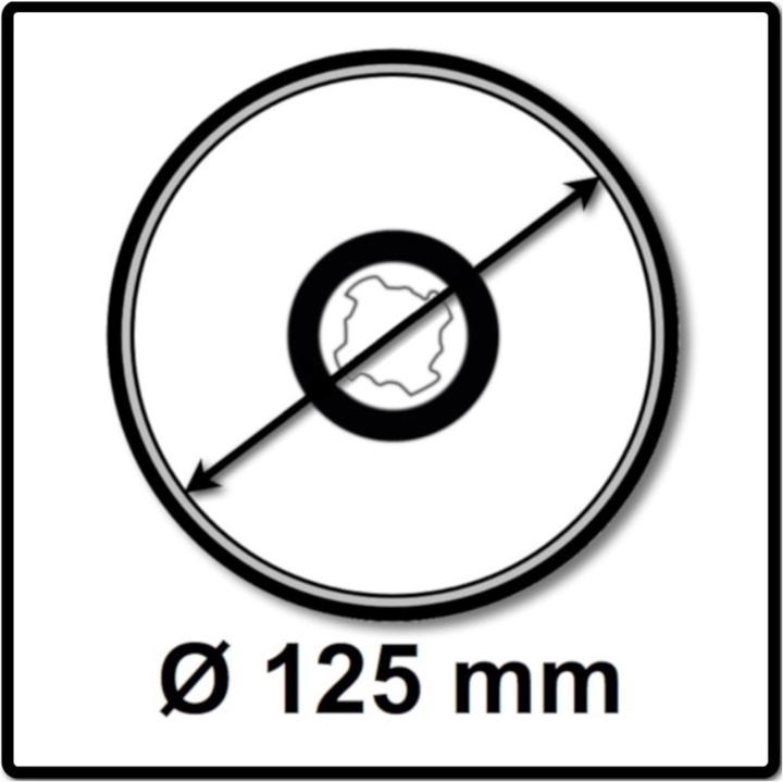 Productafbeelding Bosch Professional Bosch X-LOCK diamant metaaldoorslijpschijf 125 x 22,23 mm ( 4x 2608900533 ) Expert 4 st. voor