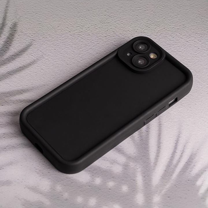 Actual product image OEM Rim TPU case for iPhone 16 Plus 6,7" black (Apple iPhone 16 Plus)