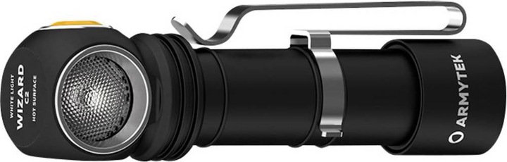 Actual product image ArmyTek Wizard C2 v4 Magnet USB+18650 / LH351D White / 1200 lm / TIR 70°:120° / 1x18650 (11.20 cm, 1200 lm)