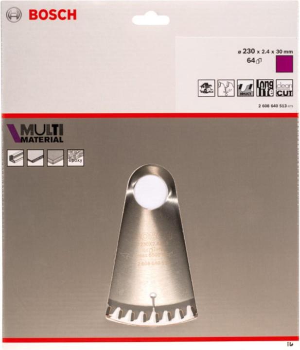 Productafbeelding Bosch Professional Zubehör Cirkelzaagblad Multi Materiaal