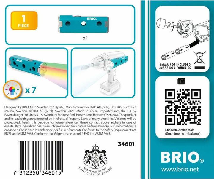 Image du produit Brio Lampe de poche Builder 63460100