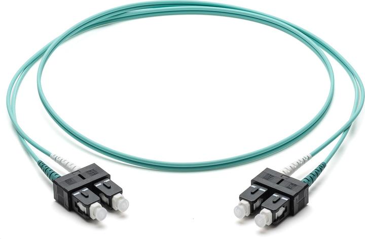 Actual product image Corning Fibre optic patch cable 2 x 2.0 mm - Multimode Duplex: SC PC Duplex to SC PC Duplex, 10m (Türk (CAT7, 10 m)
