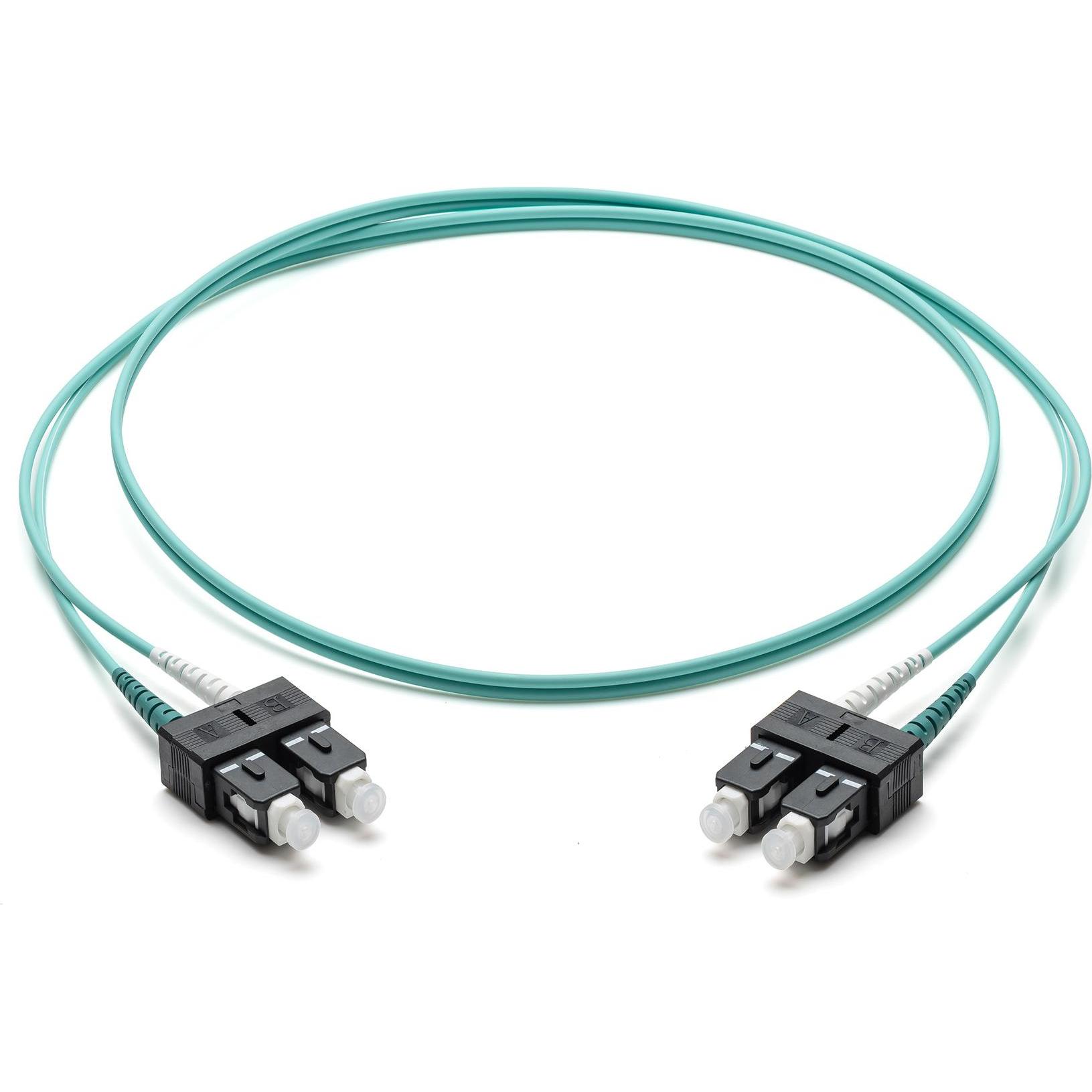 Corning Cavo patch in fibra ottica 2 x 2,0 mm - Multimode Duplex: da SC PC Duplex a SC PC Duplex, 10m (Türk (CAT7, 10 m), Cavo di rete