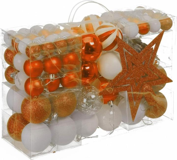 Produktbild Relaxdays 101-tlg. Weihnachtskugeln-Set (101x)