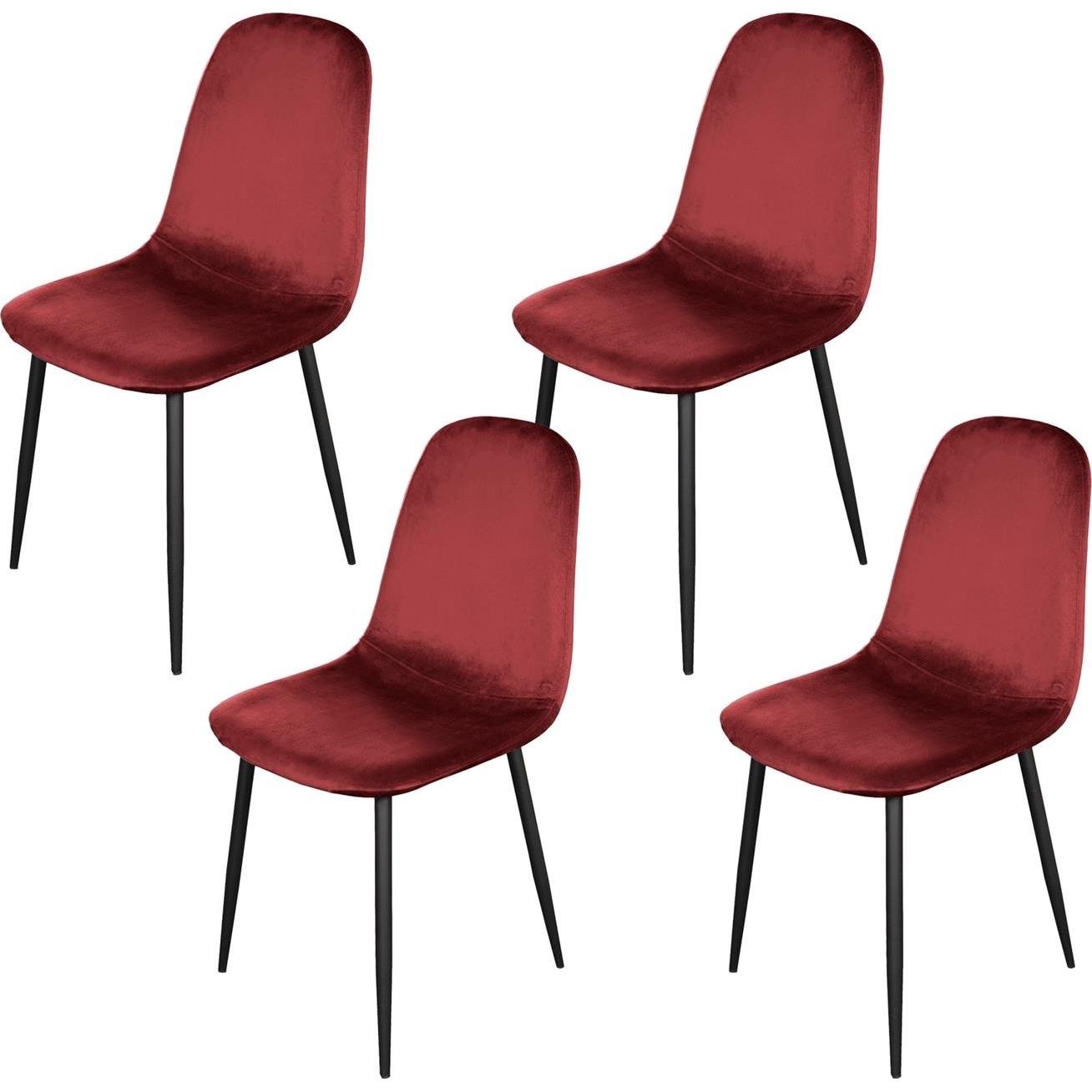 HTI-Living, Stühle, Stuhl Savannah Velvet 4er-Set