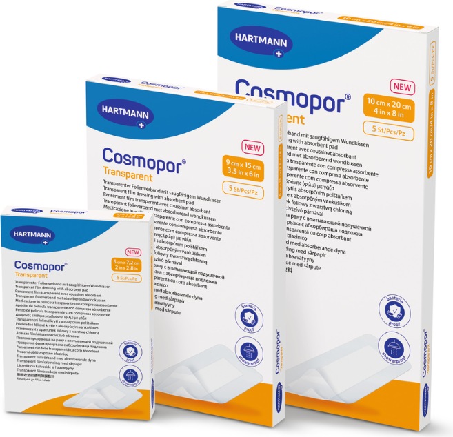 Produktbild Cosmopor transparent 9x10cm steril 5 Stk (5 x)