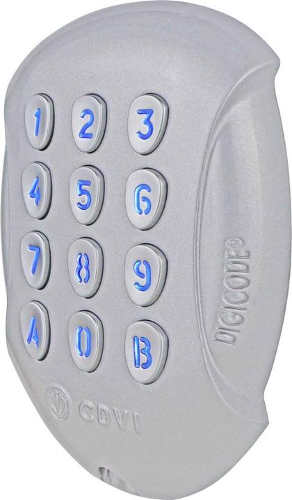 CDVI F0201000047-J Serrure à code 12 V, 24 V, 48V IP65 compatible Bluetooth, avec touche éclairée (Bluetooth)