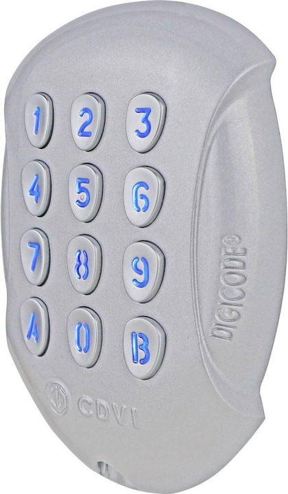Immagine prodotto CDVI F0201000047-J Serratura a codice 12 V, 24 V, 48V IP65 Bluetooth-capace, con pulsante illuminato (Bluetooth)