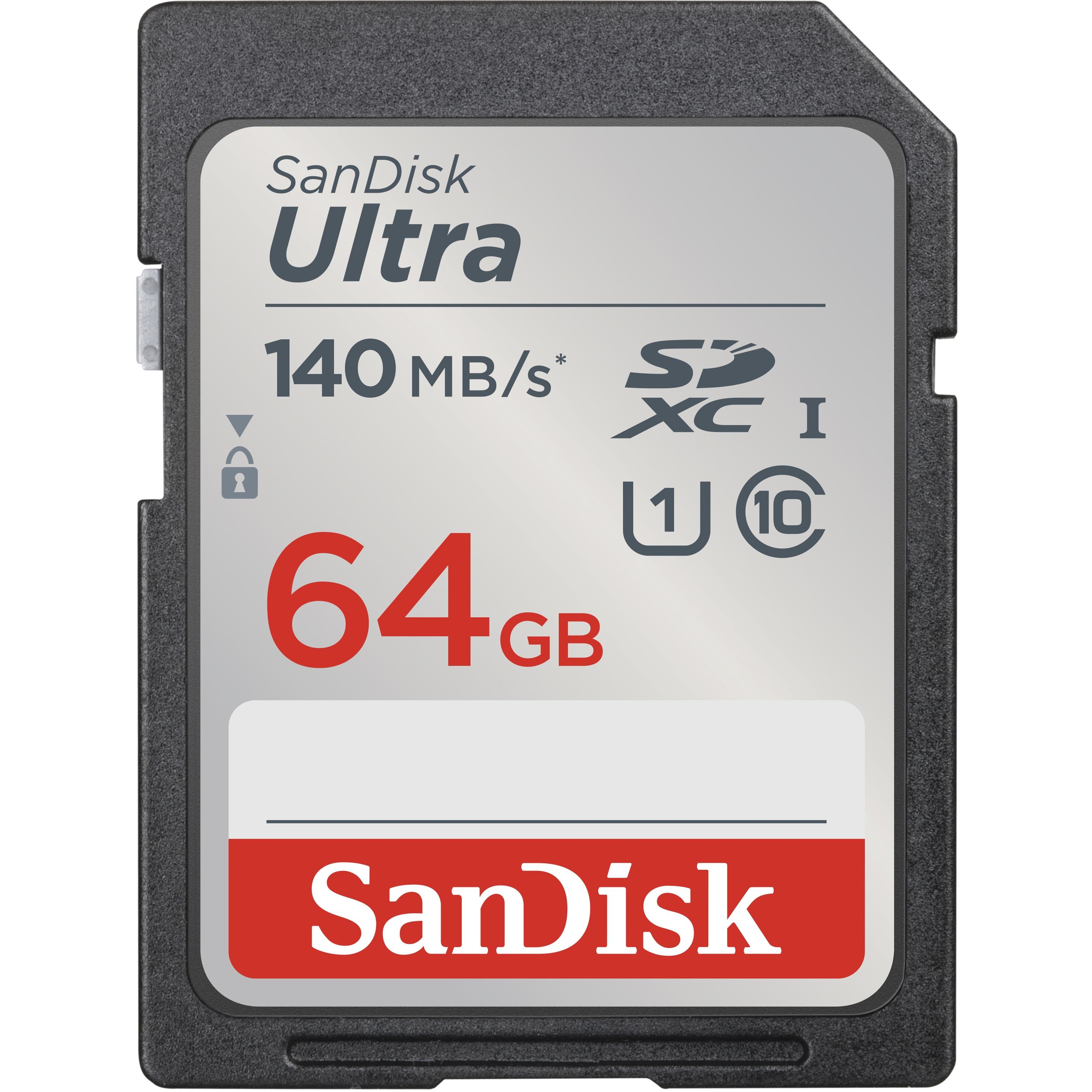 Sandisk Nero Ultra (64 Gb, Sdxc, U1, Uhs-I), Scheda Di Memoria,
