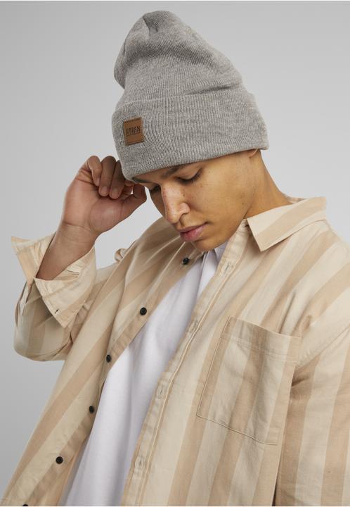 Image du produit Urban Classics Bonnet long Leatherpatch (Taille unique)