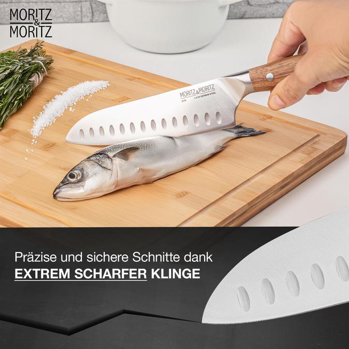 Actual product image Moritz & Moritz Santoku knife (18 cm)