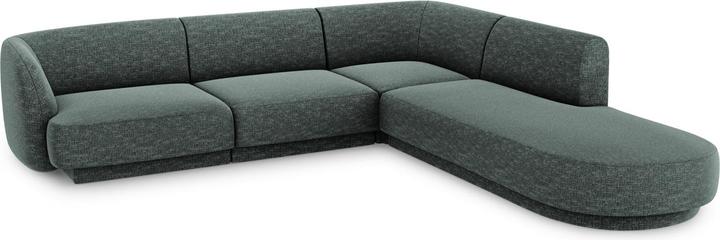 Image du produit Micadoni Canapé D'Angle Droit, "Miley", 6 Places, 255x248x70Fabriqué en Europe (Canapé d'angle)