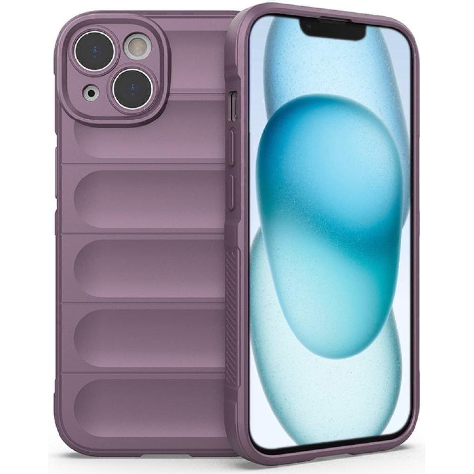 Screenguard CloudCase Apple iPhone 15 Plus TPU Hülle (Apple iPhone 15 Plus), Smartphone Hülle, Violett
