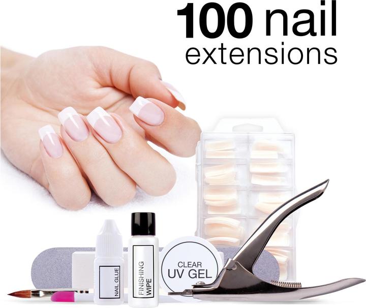 Actual product image Rio UV Nail Gel Extension Kit (Artificial nails, Clear)