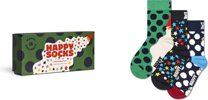 Immagine prodotto Happy Socks Set regalo per bambini Holiday Fun 3-Pack (confezione da 3, 24 - 26)