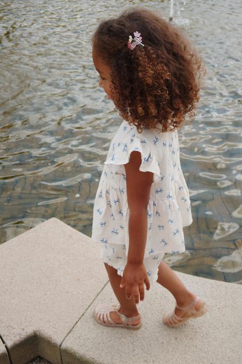 Produktbild Konges Slojd Coco Top Bow Bleu (86)