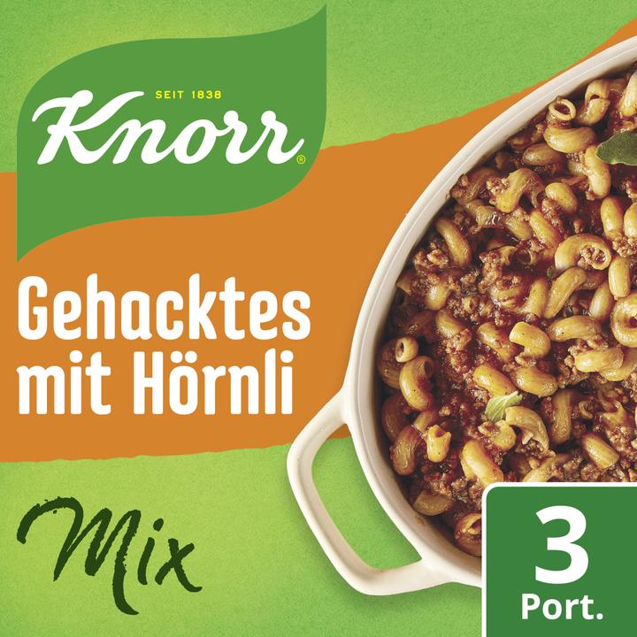Produktbild Knorr Mix für Gehacktes mit Hörnli Beutel 3 Portionen (61 g)