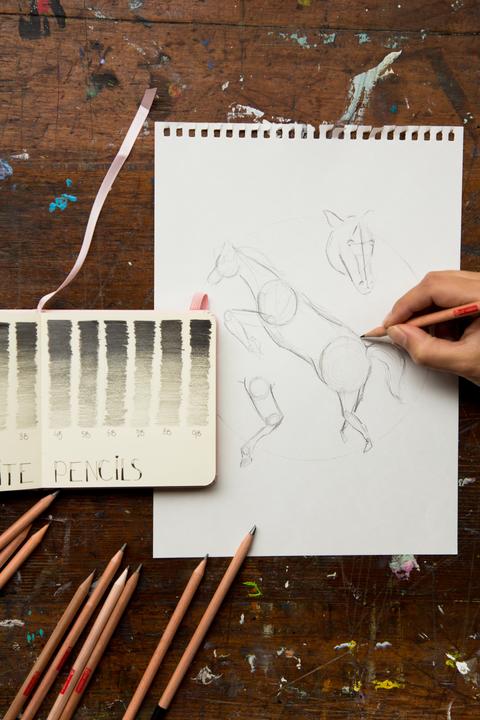 Produktbild Talens Malbuch 13 x 21 cm Pastellrosa (A5)