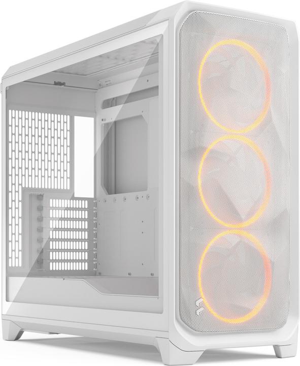 Produktbild Fractal Case Meshify 3 XL White RGB TG Clear Tint (ITX, SSI CEB, ATX, SSI EEB, mATX)