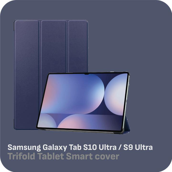 Produktbild Cazy Premium Smart Hülle Kompatibel mit Samsung Galaxy Tab S9 Ultra - Schutz Etui Hülle - Automatischem (Samsung Galaxy Tab S10 Ultra, Samsung Galaxy Tab S9 Ultra)