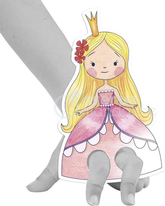 Immagine prodotto Avenue Mandarine Blocco da colorare Graffy Puppet 24 fogli, Principessa