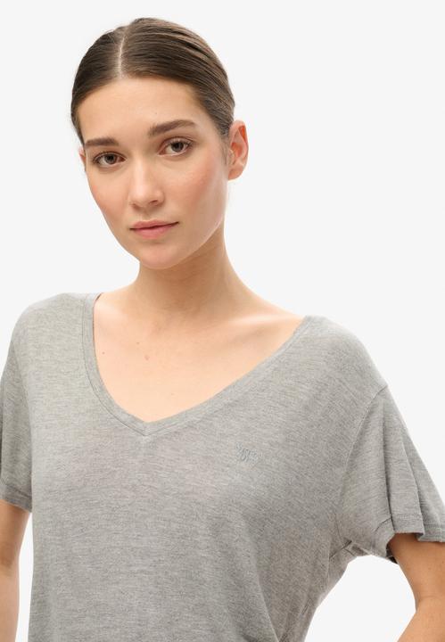 Actual product image Superdry Studios Slub Emb Vee Tee