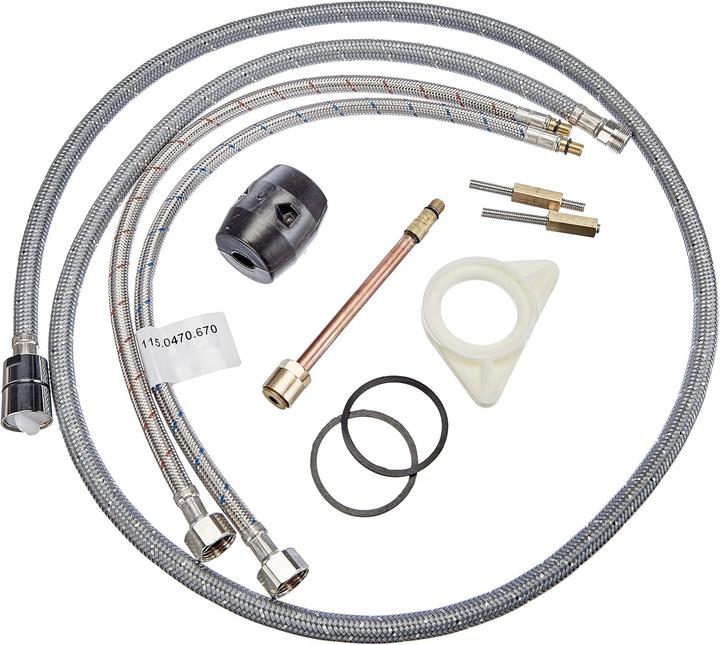 Actual product image Franke Ergonomically designed single-lever kitchen mixer tap with pull-out shower head and flexible hose