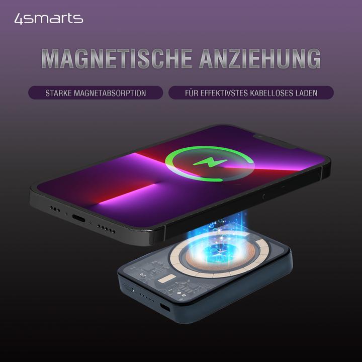 Immagine prodotto 4smarts UltiMag Lucid (5000 mAh, 18.50 W, 18.50 Wh)