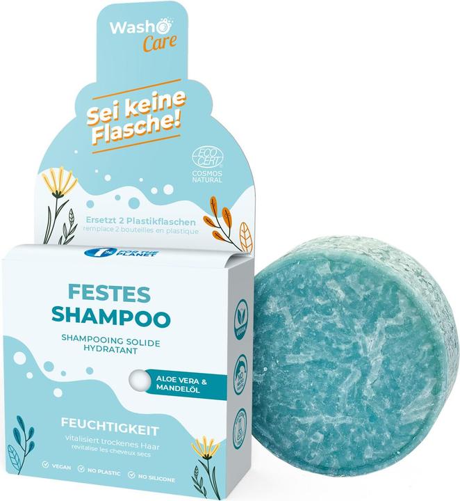Produktbild Washo Festes Shampoo Feuchtigkeit (200 ml, Festes Shampoo)