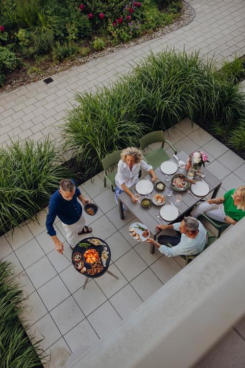 Produktbild Höfats MOON 45 Feuerschale mit hohem Fuss (45 cm)