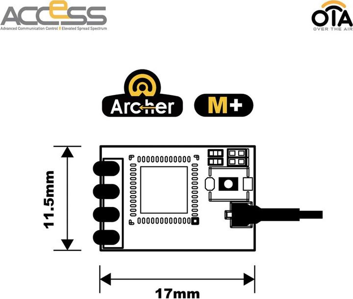 Image du produit FrSky récepteur archer m+ 2,4ghz