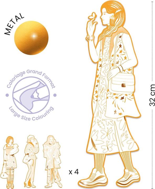 Produktbild Djeco Fashion Malfiguren Scout