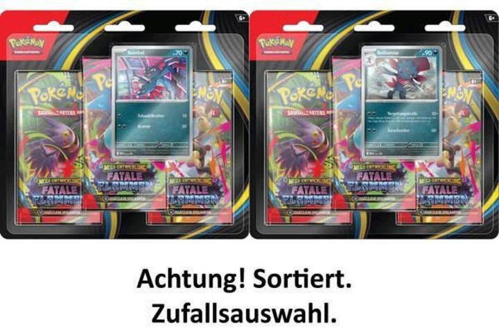 Produktbild Amigo Pokémon - Mega-Entwicklung 2: 3er-Boosterpack (Deutsch, Booster Pack)