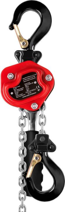 Produktbild Steinberg Ratschenzug Hebelzug Handhebezug Ketten Ratschenzug Flaschenzug 250 kg 1,5 m