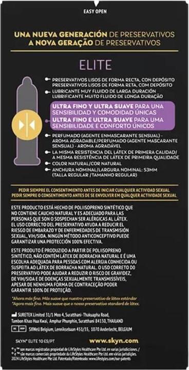 Productafbeelding Bijoux Indiscrets Elite ultradunne condooms 10 stuks (10 Pcs.)