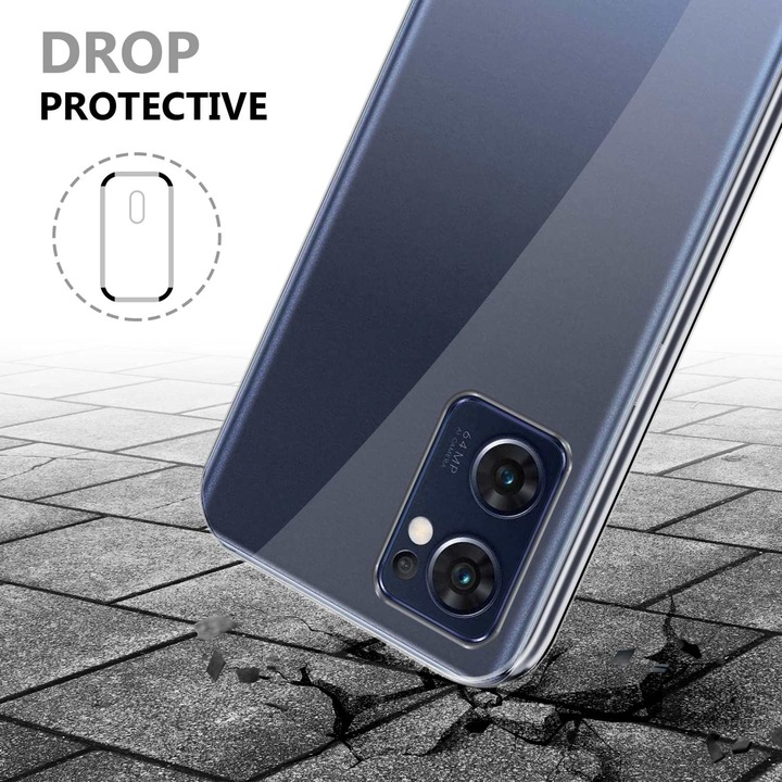 Produktbild Cadorabo TPU 360 Grad Case Hülle für Oppo FIND X5 LITE / Reno7 5G (Oppo Find X5 Lite, OPPO Reno7 Z 5G)