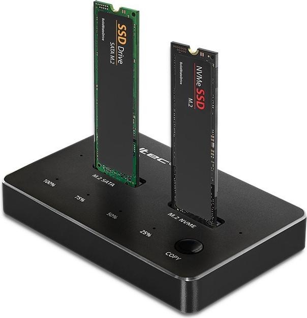 Actual product image Qoltec M.2 SSD drive docking station