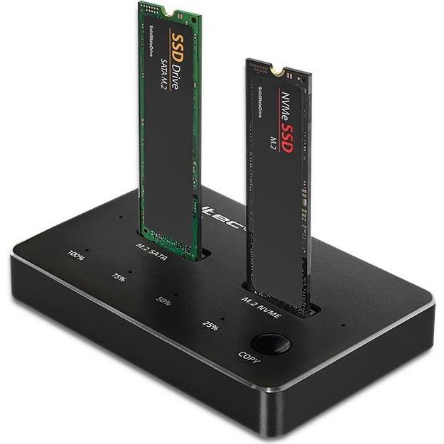 Qoltec M.2 SSD-Laufwerk-Dockingstation, SSD + Festplatte Zubehör