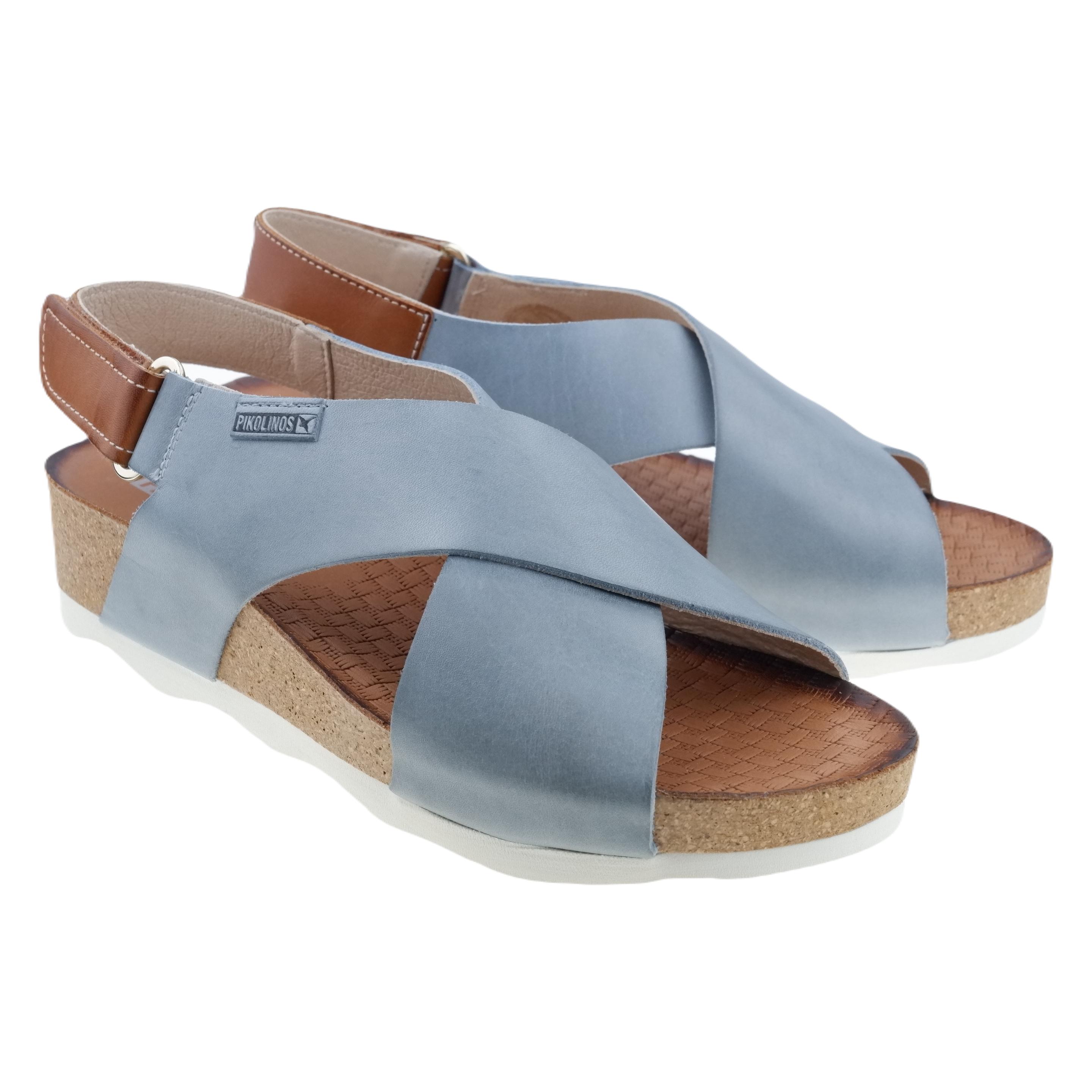 Pikolinos, Damen, Sandalen, Mahon, Blau, (40)