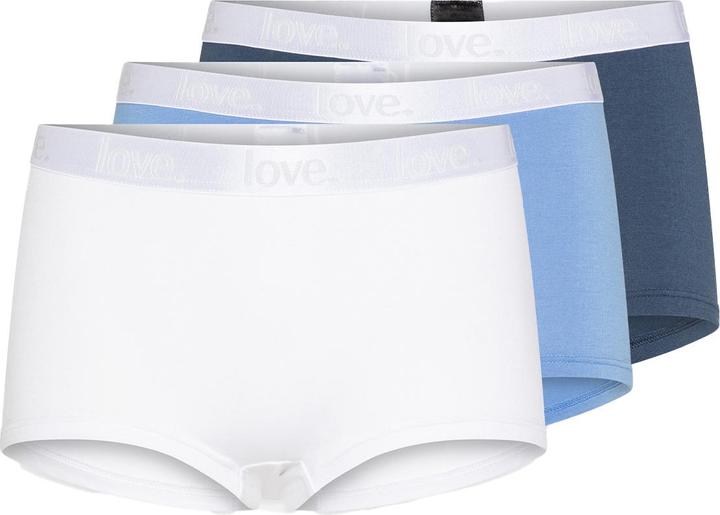Actual product image Schiesser 3 Pack Teens Girls 95/5 Organic Cotton Short Brief (140, pack of 3)