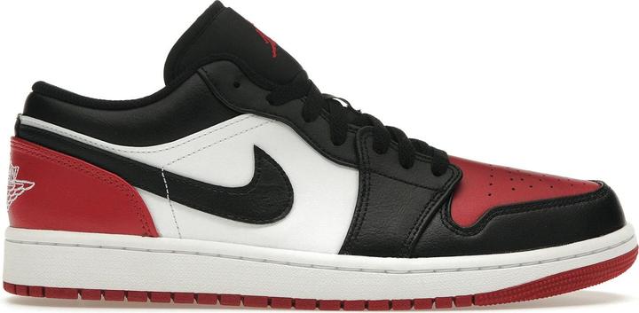 Actual product image Jordan 1 Low Bred Toe 2.0 (40)