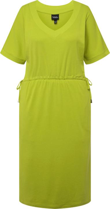 Produktbild Ulla Popken Jerseykleid, Tunnelzug, A-Linie, V-Ausschnitt, Halbarm (54)