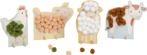 Actual product image Little Dutch Pompom cards Little Farm