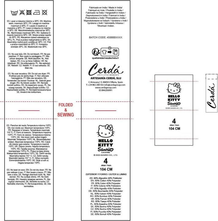 Produktbild Hello Kitty Sweatshirt Mit Kapuze Für Mädchen Grau (152)