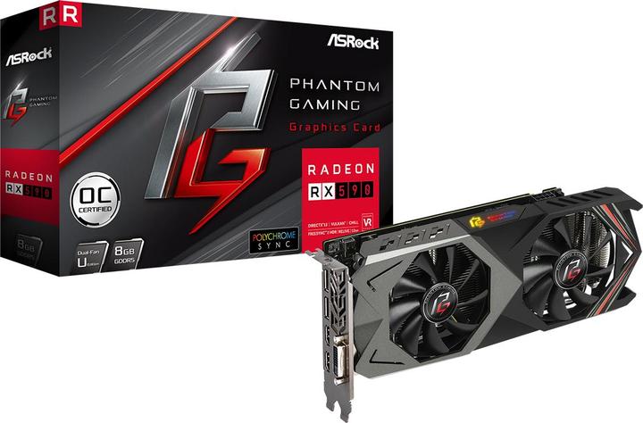 Produktbild AsRock Radeon RX590 Phantom U OC (8 GB)