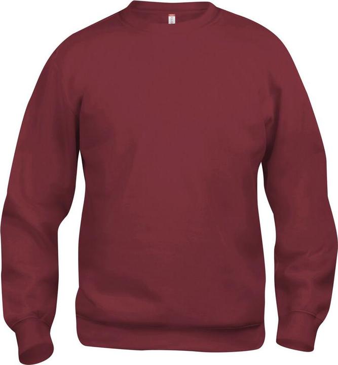Produktbild Clique Sweatshirt Rundhals Basic 021030, Polyester, Baumwolle, bordeaux, S (S)