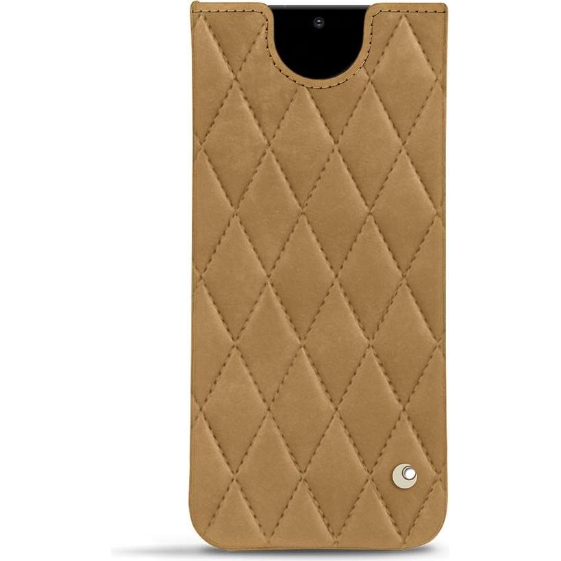 Noreve Lederschutzhülle (Samsung Galaxy S20), Smartphone Hülle, Braun