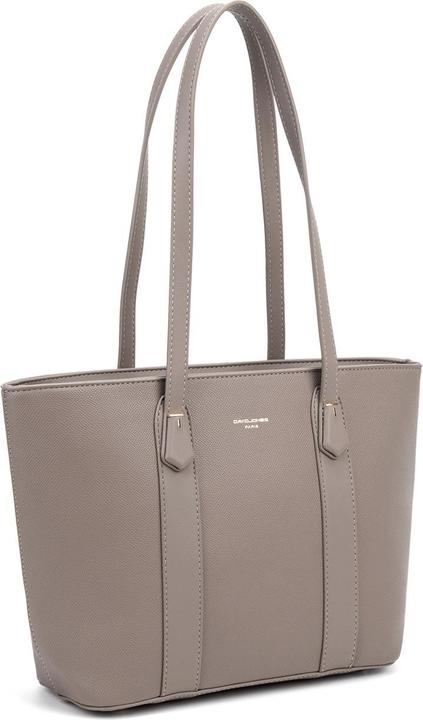 Actual product image David Jones **Damen Schultertasche - Elora Ultra Modell - Pu Vegan Leder** - 36.0 X 23.0 X 11.0 Cm