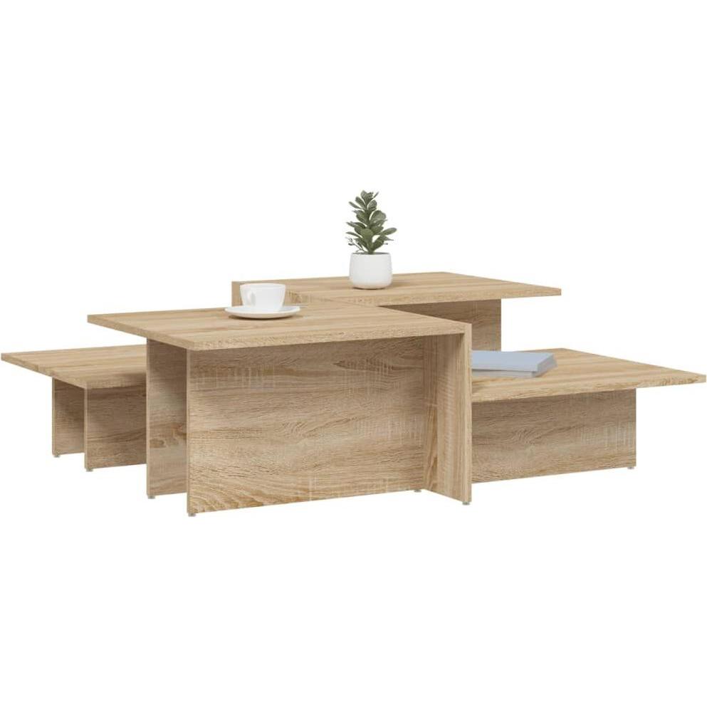 Thumbnail - VidaXL, Couchtisch + Beistelltisch, Mason (111.5 x 50 x 33 cm)